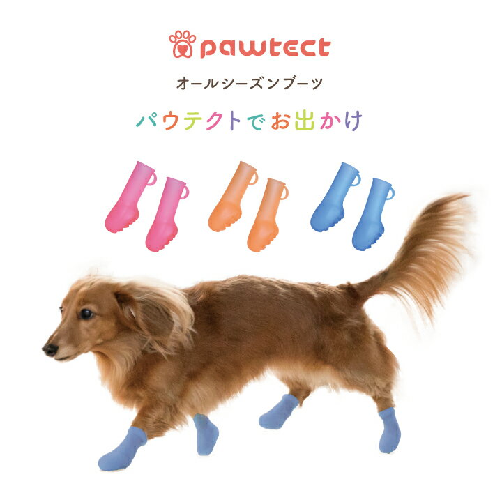 【毎月1日・15日・25日はP-starの日】　熱い道路もこれで安心 犬 靴下 靴 足 ブーツ オールシーズンブーツ PAWTECT パウテクト / おしゃれ ペット ケガ 治療 雨靴 レインシューズ 雪 床保護 保護シューズ 肉球 散歩 傷舐め 防止 室内 屋外