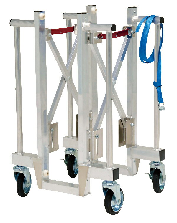 コンパネ・ボードなどの運搬に適した台車 積載したままエレベーターにも載せられます 最大積載質量 200kg CAD-5510 （ 台車 折りたたみ 運搬 キャスター 作業 安定 送料無料 ）