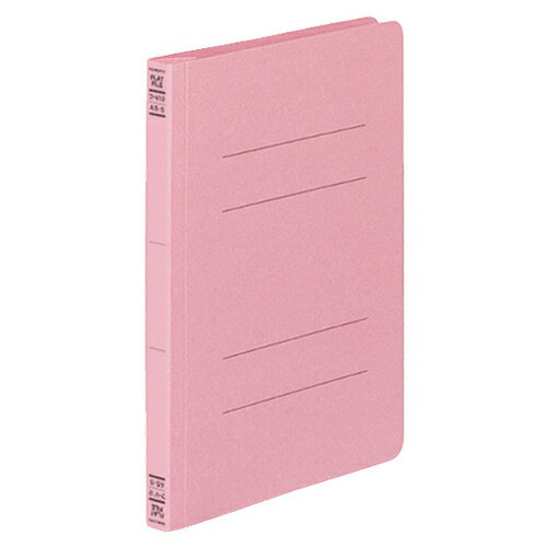 コクヨ　フラットファイルV（樹脂製とじ具）　A5タテ　150枚収容　背幅18mm　ピンク　フ－V12P　1パッ..