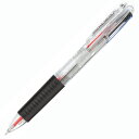 TANOSEE ノック式ゲルインク3色ボールペン 0.5mm (軸色:クリア) 1本(3)