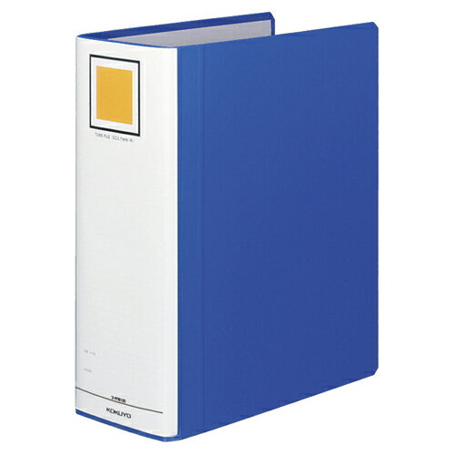コクヨ　チューブファイル（エコツインR）　A4タテ　1000枚収容　100mmとじ　背幅115mm　青　フ－RT6100B　1冊のサムネイル