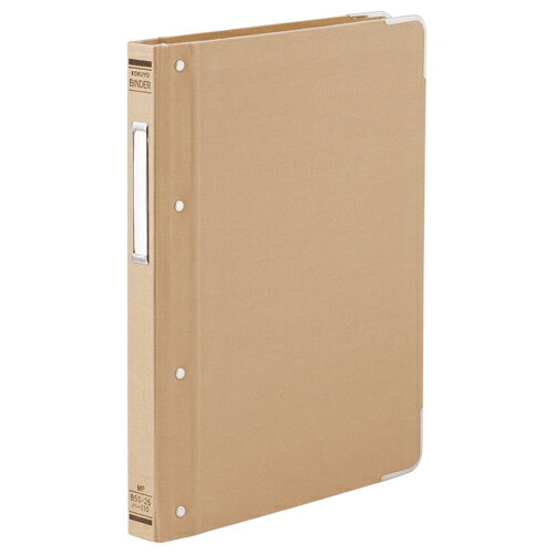 コクヨ　バインダーMP（布貼り）　B5タテ　26穴　100枚収容　背幅33mm　角金付き　ハ－110　1冊