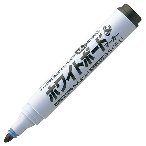 シヤチハタ　アートライン潤芯ホワイトボードマーカー　丸芯　黒　K－527－K　1本