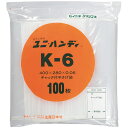 【お取寄せ品】 セイニチ ユニハンディ チャック下400×幅280mm K−6 1パック(100枚) 【送料無料】