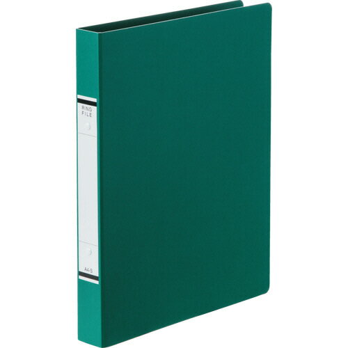 TANOSEE Oリングファイル(紙表紙) A4タテ 2穴 220枚収容 リング内径27mm 背幅36mm 緑 1冊