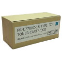 【お取寄せ品】 大容量トナーカートリッジ PR−L7700C−18 汎用品 シアン 1個 【送料無料】