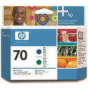 【お取寄せ品】 HP HP70 プリントヘッド ブルー/グリーン C9408A 1個 【送料無料】