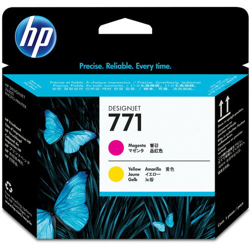 HP HP771 プリントヘッド マゼンタ/イエロー CE018A 1個 【送料無料】