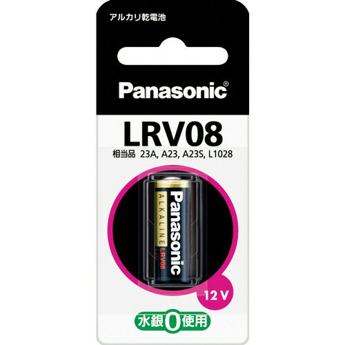 パナソニック　アルカリ乾電池　12V形　LR−V08／1BP　1本