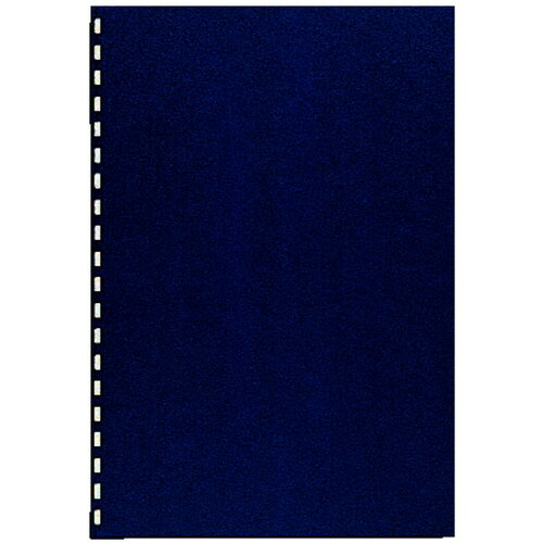 カール事務器　コームリング製本カバー　ハード　ブルー　TC−51B　1パック（5枚）