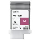 キヤノン インクタンク PFI−102M 染料マゼンタ 130mL 0897B001 1個 【送料無料】