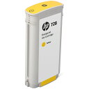 HP HP728 インクカートリッジ イエロー 130mL F9J65A 1個 【送料無料】