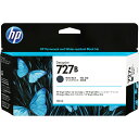 HP HP727B インクカートリッジ マットブラック 130mL 3WX13A 1個 【送料無料】