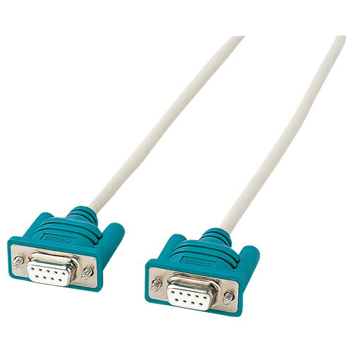 【お取寄せ品】 サンワサプライ　RS－232Cケーブル　インタリンク　クロス　D－Sub9pinメス　2．0m　KR..