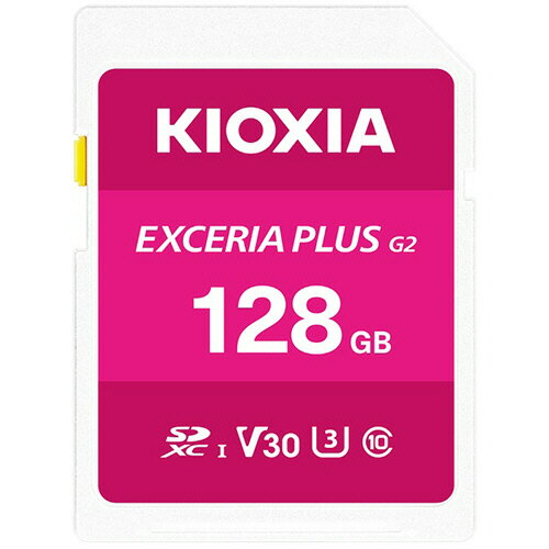 【お取寄せ品】 キオクシア　EXCERIA　PLUS　G2　SDXC　UHS−Iメモリカード　128GB　KSDH−B128G　1枚 【送料無料】