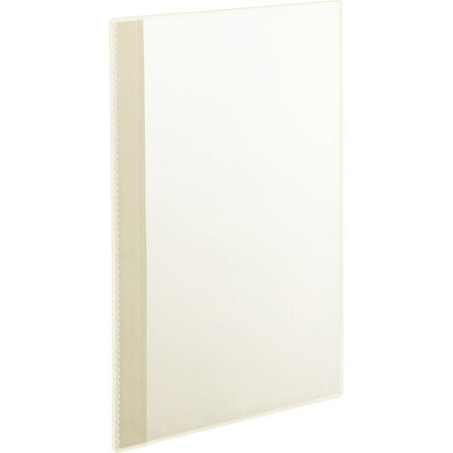 TANOSEE　薄型クリアブック（角まる）　A4タテ　5ポケット　背幅2mm　クリア　1パック（5冊）