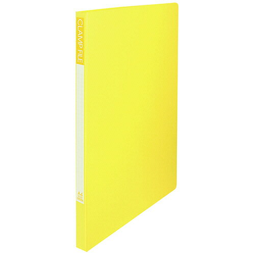 ビュートン　クランプファイル　A4タテ　100枚収容　10mmとじ　背幅18mm　イエロー　SCL−A4−Y　1冊