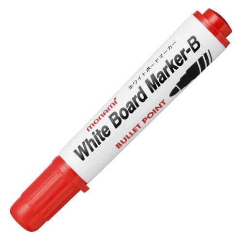 モナミ　ホワイトボードマーカーB　丸芯　赤　10503　1本