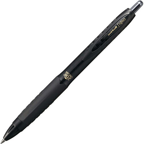 三菱鉛筆 ゲルインクボールペン ユニボール シグノ 307 ノック式 0．5mm 黒 UMN30705．24 1本