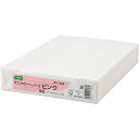 TANOSEE αエコカラーペーパーII B5 ピンク 1冊(500枚)