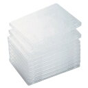 エレコム DVDトールケース 1枚収納 クリア CCD−DVD03CR 1パック(10枚)