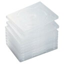 エレコム DVDトールケース 2枚収納 クリア CCD-DVD06CR 1パック(10枚)