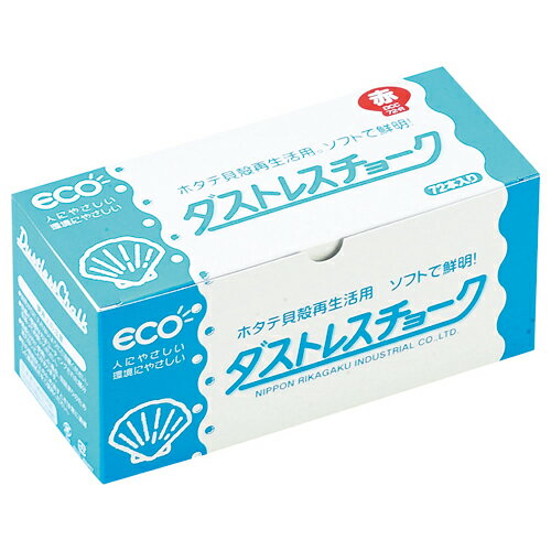 日本理化学　ダストレスチョーク　赤　DCC−72−R　1箱（72本）