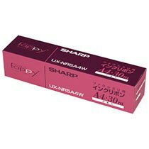 シャープ　ファクシミリ用インクリボン　A4幅　30m巻　UX−NR5A4W　1箱（2本）