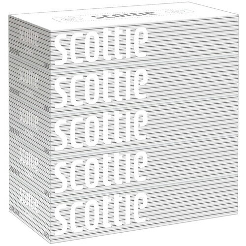 日本製紙クレシア スコッティ ティシュー 200組／箱 白 1パック 5箱 