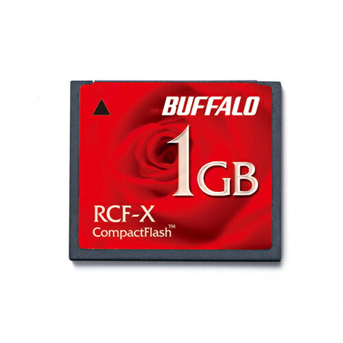 バッファロー コンパクトフラッシュ 1GB RCF−X1GY 1枚 【送料無料】
