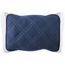 iiもの本舗 接触冷感 枕パッド 約40×47cm ネイビー 1枚