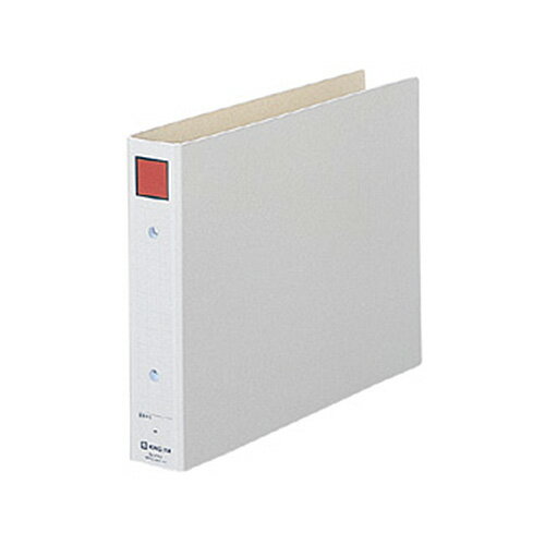 キングジム　保存ファイル　A4ヨコ　300枚収容　30mmとじ　背幅45mm　ピクト赤　4383　1冊