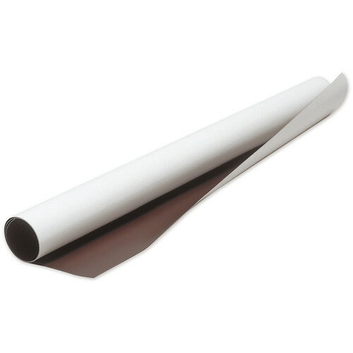 マグエックス　マグネットカラーシート　タテ600×ヨコ500×厚さ0．8mm　白　MSC−08−5060W　1枚