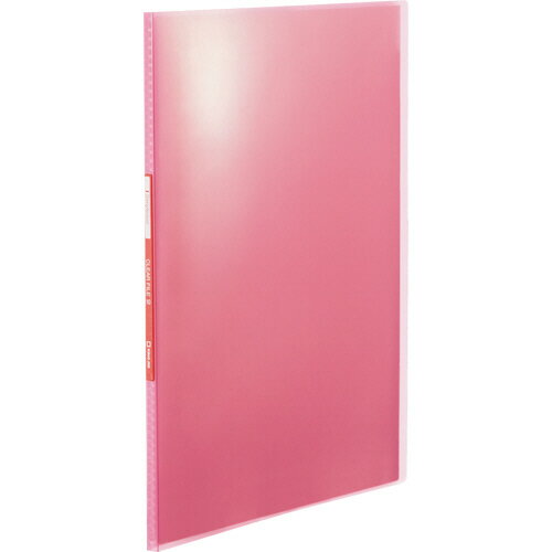 キングジム　シンプリーズ　クリアーファイル（透明）　A4タテ　10ポケット　背幅10mm　ピンク　TH184TSPHP　1冊