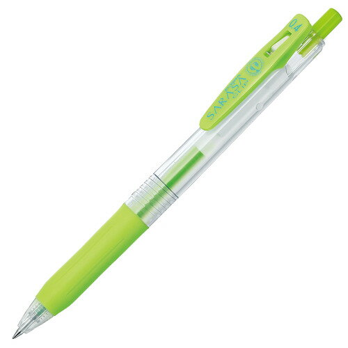 ゼブラ　ジェルボールペン　サラサクリップ　0．4mm　ライトグリーン　JJS15－LG　1本