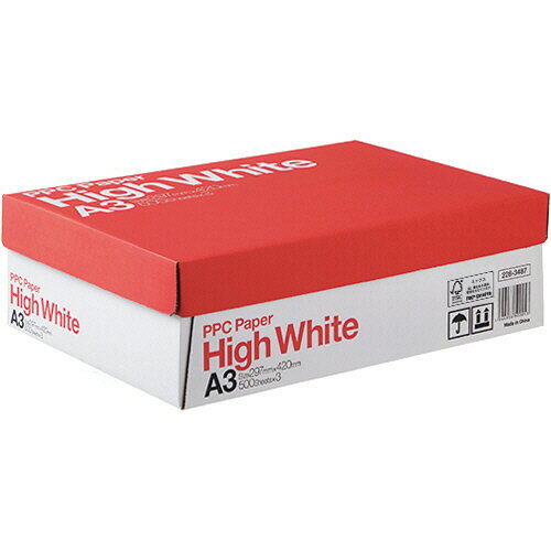 PPC PAPER High White A3 1箱 1500枚：500枚 3冊 