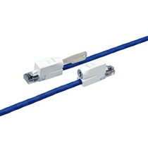 【お取寄せ品】 プリンストン CAT6対応 鍵付LANケーブル ブルー 5m PTC−LP6BU5 1本 【送料無料】