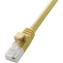 【お取寄せ品】 エレコム Cat6対応ツメ折れ防止LANケーブル イエロー 2m RoHS指令準拠(10物質) LD−GPT/Y2/RS 1本