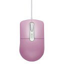 【お取寄せ品】 バッファロー 有線光学式マウス 静音 3ボタン Mサイズ ピンク BSMOU27SMPK 1個(2)