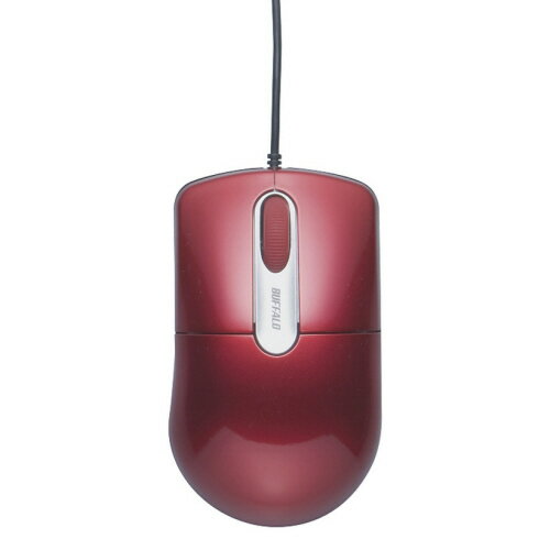 【お取寄せ品】 バッファロー 有線光学式マウス 静音 3ボタン Mサイズ レッド BSMOU27SMRD 1個 【お取寄せ品】 バッファロー 有線光学式マウス 静音 3ボタン Mサイズ レッド BSMOU27SMRD 1個