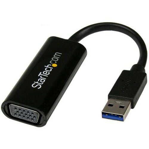 StarTech．com スリムタイプ USB3.0−VGA変換アダプタ マルチディスプレイ対応 USB32VGAES 1個 【送料無料】