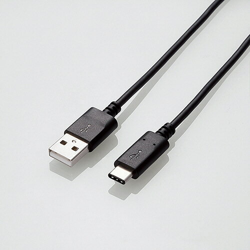 エレコム USB2.0ケーブル(認証品) (A)オス−(C)オス ブラック 0.5m RoHS指令準拠(10物質) MPA−AC05NBK 1本 エレコム USB2.0ケーブル(認証品) (A)オス−(C)オス ブラック 0.5m RoHS指令準拠(10物質) MPA−AC05NBK 1本