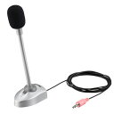 【お取寄せ品】 バッファロー マイクロフォン 3極プラグ 小型スタンドタイプ BSHSMPM110SV 1台