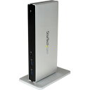 【お取寄せ品】 StarTech.com USB3.0接続ノートPCパソコン用ドッキングステーション USB3SDOCKDD 1台 【送料無料】