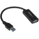 StarTech．com USB3．0−VGA変換アダプタ USB3．0A−VGA 高密度D−Sub15ピン 1920×1200 USB32VGAV 1個 【送料無料】