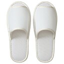 TANOSEE ウォッシャブル メッシュスリッパ ホワイト 1足(3)