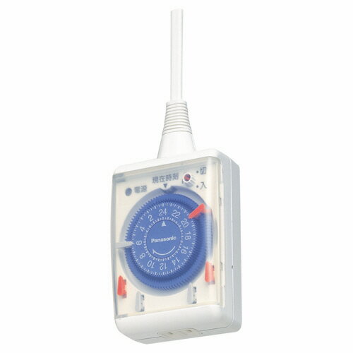 【お取寄せ品】 パナソニック　24時間くりかえしタイマー　ホワイト　1mコード付　WH3311WP　1個 【送料無料】