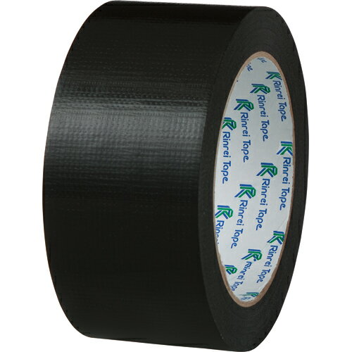 リンレイテープ　PEワリフカラーテープ　50mm×25m　厚み約0．17mm　黒　674クロ　1巻 1