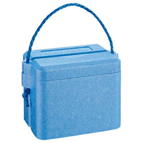 石山　発泡クールボックス　3．9L　ブルー　TI−35　1個