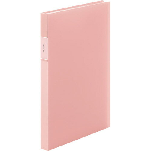  キングジム　FAVORITES　クリアーファイル（透明）　A4タテ　40ポケット　背幅24mm　ピンク　FV166TWヒン　1冊